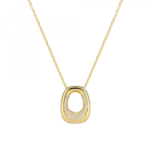 Sif Jakobs Borsa Necklace Borsa SJ-N2620-CZ-YG bei Juwelier Spinner