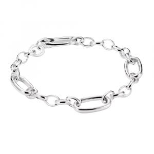 Thomas Sabo Charm Connect Charm-Armband Paperclip mit einem Connect Link Silber C1205-001-21 bei Juwelier Spinner