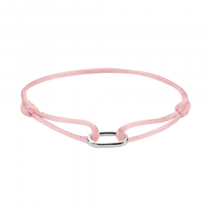Thomas Sabo Charm Connect Textilarmband pink Connect Silber C1210-001-9 bei Juwelier Spinner