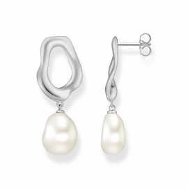 Ohrringe mit Perle Natural Beauty Silber