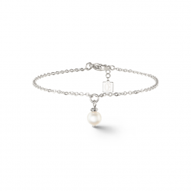 Armband Solitaire Süßwasserperle silber