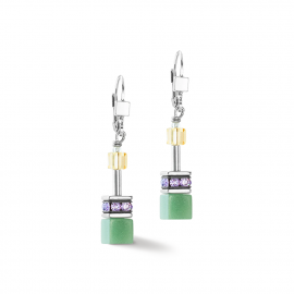GeoCUBE® Iconic Ohrringe silber-ice pastels