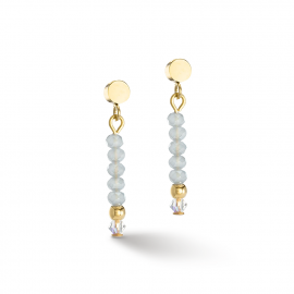 Ohrringe Little Twinkle gold-eislblau