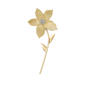 Sutton The Flower Collection Anstecknadel aus Edelstahl goldfarben