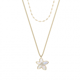 Sutton The Flower Collection mehrreihige Halskette mit Perlmutt