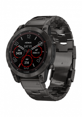 fēnix® 7 Sapphire Solar Edition schiefergrau