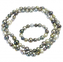 Set (2 Colliers und 1 Armband)