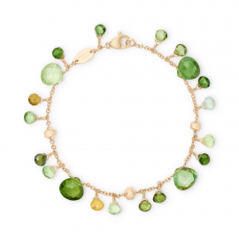 Paradise einreihiges Armband mit grünen Turmalinen