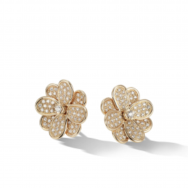 Petali Ohrring aus Gold mit Diamanten