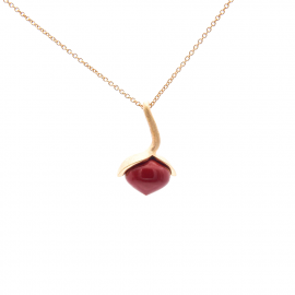Dolce Anhänger "medium" mit Koralle rec. 925/-