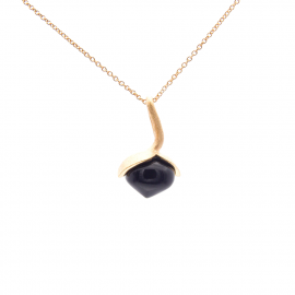 Dolce Anhänger "medium" mit Onix 925/-