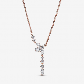 Funkelnde Herbarium Cluster Tropfen Collier-Halskette