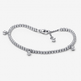 Funkelnde Tropfen Tennisarmband