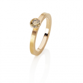 Alpenglühen Solitaire Ring