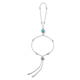 Armband Türkiser Stein Elyndra Silber