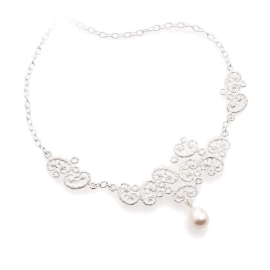 Collier Figaro in Silber