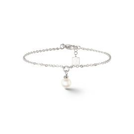 Armband Solitaire Süßwasserperle silber