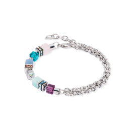 GeoCUBE® Fusion Summer Armband silber-couture