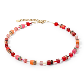 GeoCUBE® Iconic Halskette gold-rot