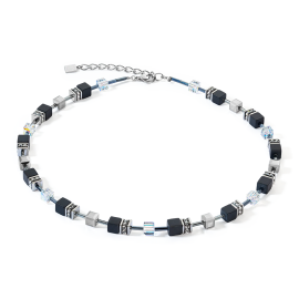 GeoCUBE® Iconic Precious Onyx Halskette kristall-schwarz
