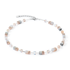 GeoCUBE® Iconic Precious Halskette roségold-peach