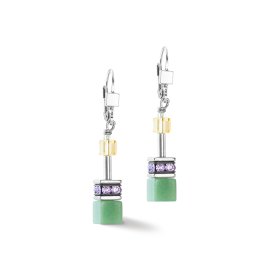 GeoCUBE® Iconic Ohrringe silber-ice pastels