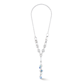 Halskette Neptunes Treasure silber-blau