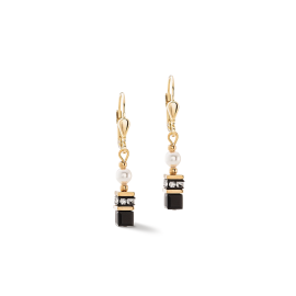 Ohrringe Sparkling Princess gold-schwarz