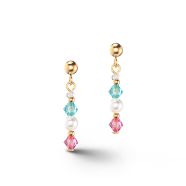 Princess Pearls Ohrringe gold multicolor