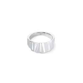 Ring Classic Wave Silber