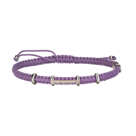 Armband Heritage lila mit Diamanten