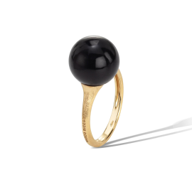 Africa Ring aus Gold mit Onyx