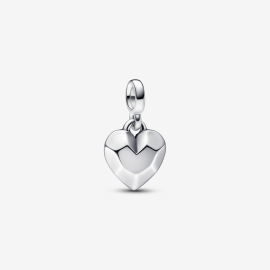 Pandora ME Facettiertes Herz Mini-Dangle