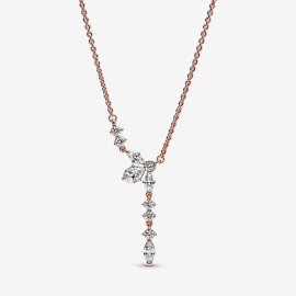 Funkelnde Herbarium Cluster Tropfen Collier-Halskette