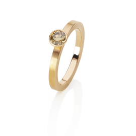 Alpenglühen Solitaire Ring
