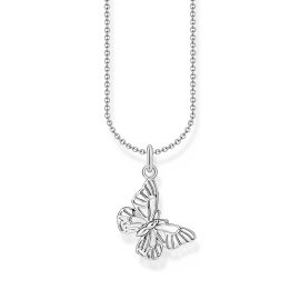 Kette mit Schmetterling-Anhänger Silber