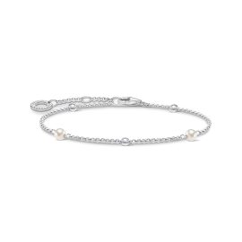 Armband weiße Steine