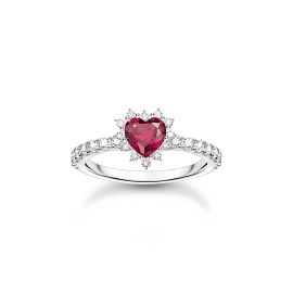 Herz-Ring Romance Silber